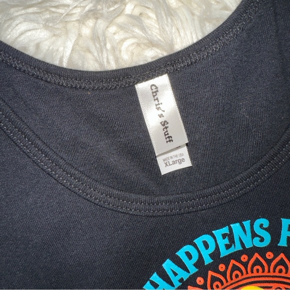 Chris’s Stuff | NWOT Everything Happens For A Riesling Mandala Wine Graphic Tank - Picture 7 of 11